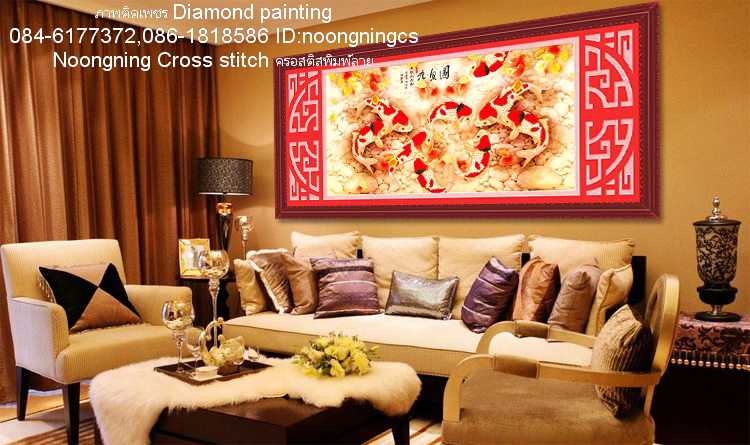 นางฟ้าน้อย ครอสติสคริสตัล Diamond painting โมเสก ภาพติดเพชร งานฝีมือ DIY