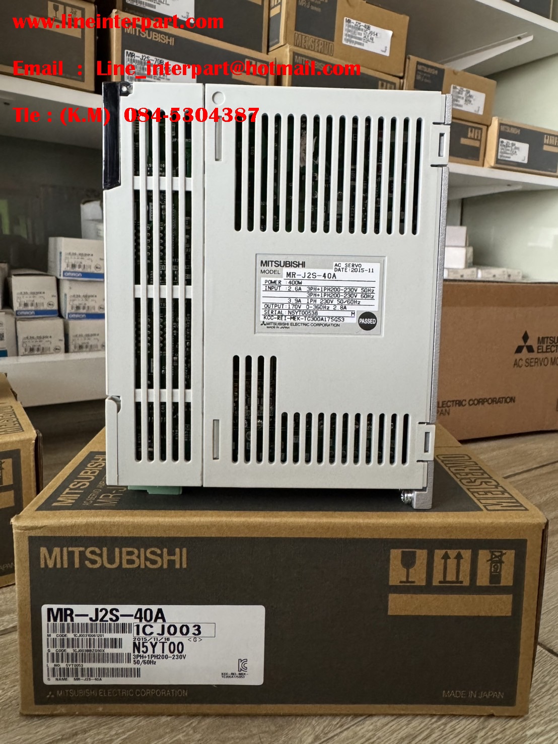 ราคาพิเศษ Servo Drives MR-J2S-40A