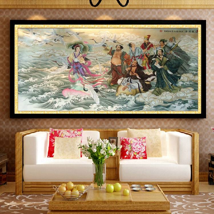 8 เซียน ครอสติสคริสตัล Diamond painting โมเสก ภาพติดเพชร งานฝีมือทำที่บ้าน DIY