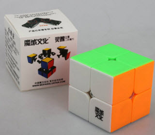 รูบิค Rubik MoYu LingPo 2x2x2 50mm Stickerless