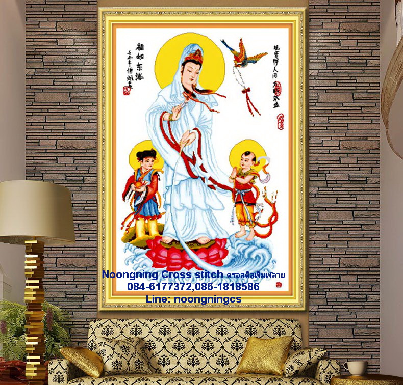 นาฬิกาคู่รัก ชุดปักครอสติช พิมพ์ลาย ครอสติสจีน งานฝีมือ DIY