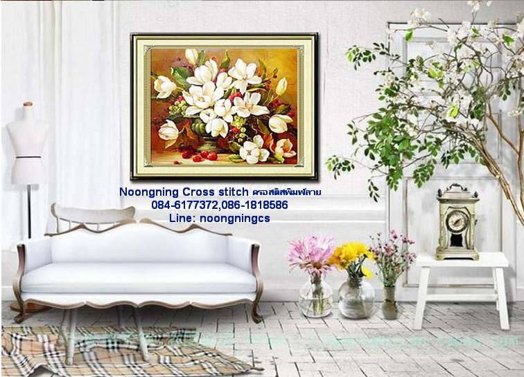 Darling ชุดปักครอสติส พิมพ์ลาย ครอสติสจีน งานฝีมือทำที่บ้าน DIY