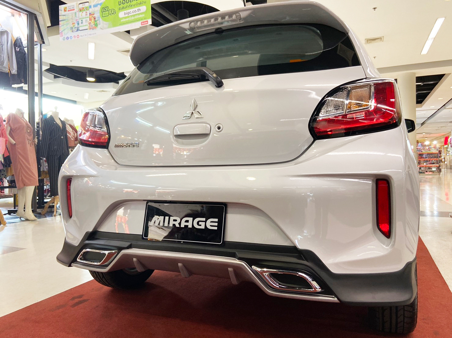 ชุดแต่งรถ สเกิร์ต-สปอยเลอร์ New Mitsubishi Mirage 2020 ทรง SR-Limited By OSR