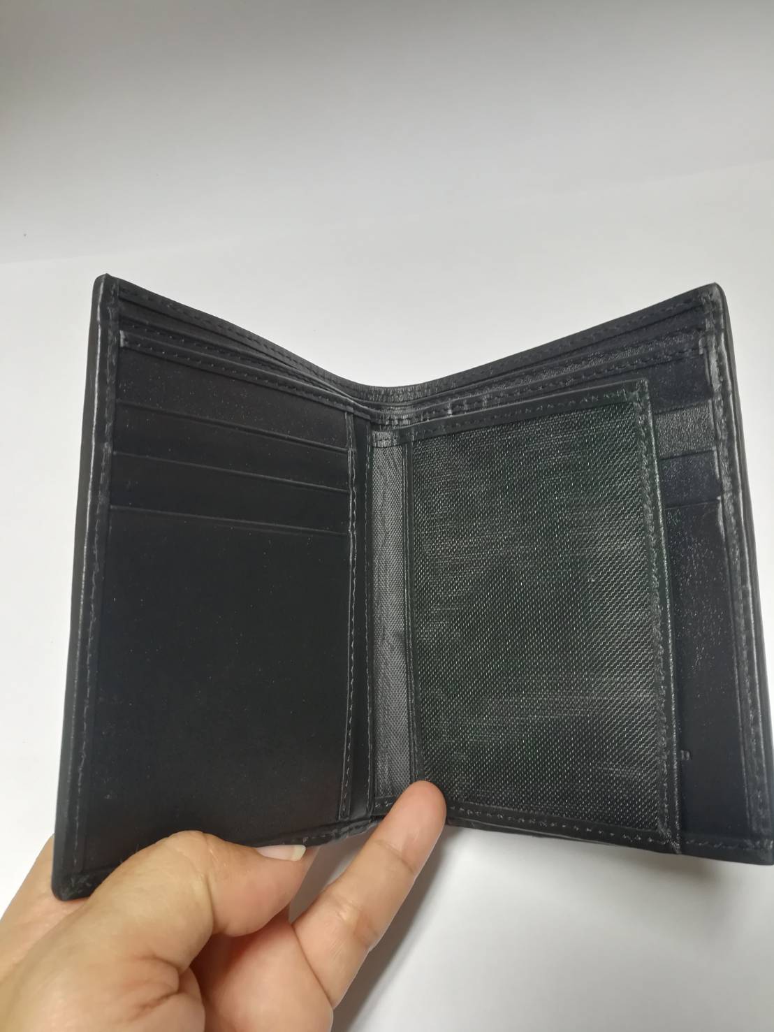 กระเป๋าหนังจระเข้แท้ทรงตั้ง หนังท้อง