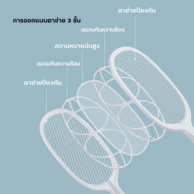 ไม้ช็อตยุงไฟฟ้า 2 in 1 ชาร์จไฟ USB ชาร์จไฟบ้านช๊อตยุงแรง เครื่องดักยุงไฟฟ้า โคมไฟดักยุง ไม้ตียุง เครื่องดักแมลง