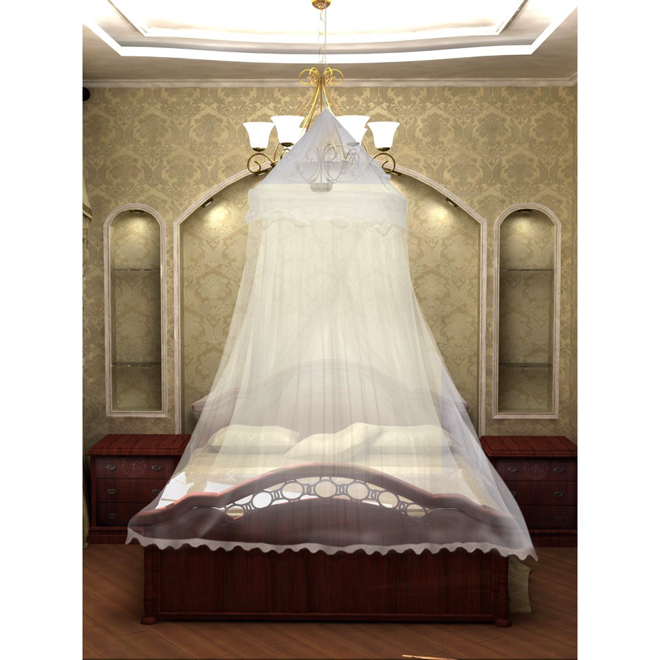 !!สินค้าขายดี!! มุ้งกระโจมคลุมเตียงแบบแขวน Hanging Mosquito Net