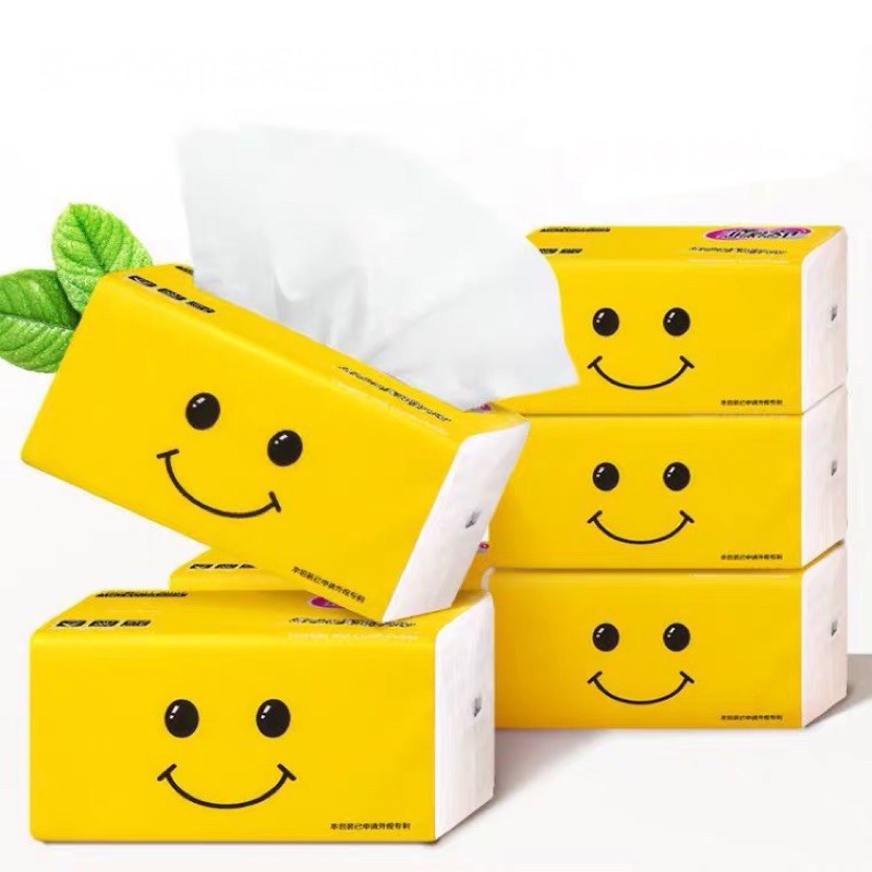 กระดาษทิชชู่ ทิชชู่แบบดึง ขนาดพกพา กระดาษเช็ดหน้า กระดาษเช็ดมือ#A029