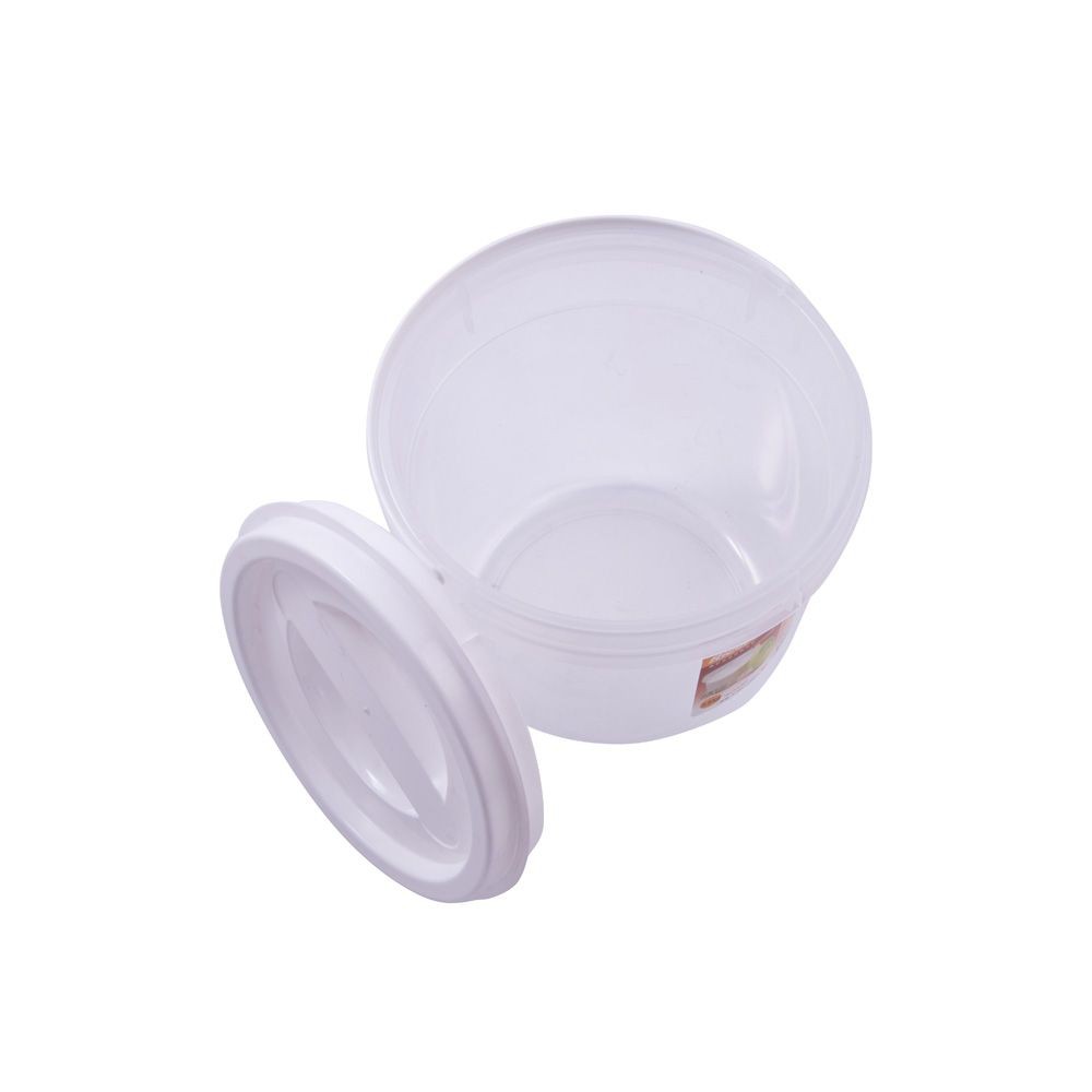 ถังข้าวสารพลาสติกตวง KEY WAY 7.5 กก. สีขาว RICE BIN PLASTIC MEASURE KEY WAY 7.5KG WHITE