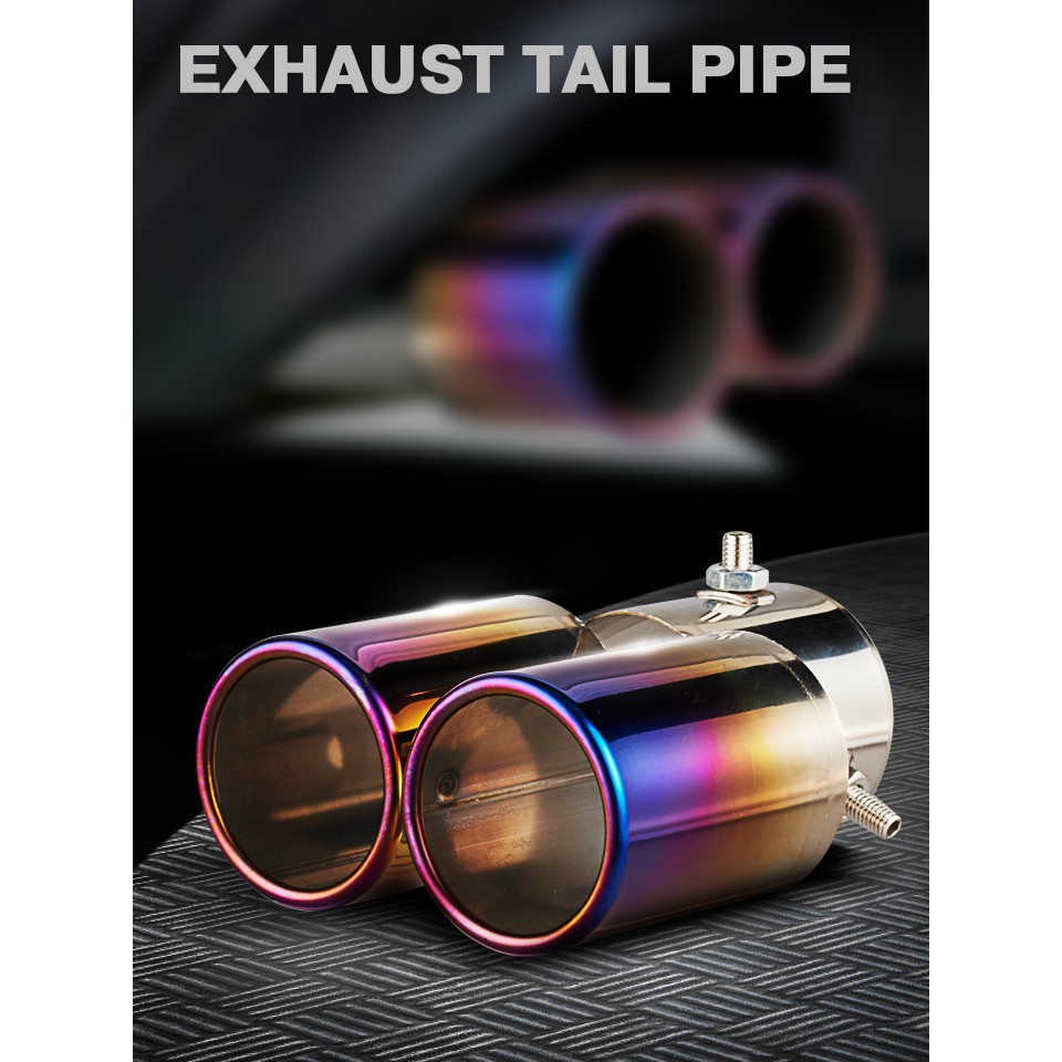 !!สินค้าขายดี!! ปลายท่อไอเสียรถยนต์ ฝาครอบปลายท่อไอเสีย Exhaust Tail Pipe