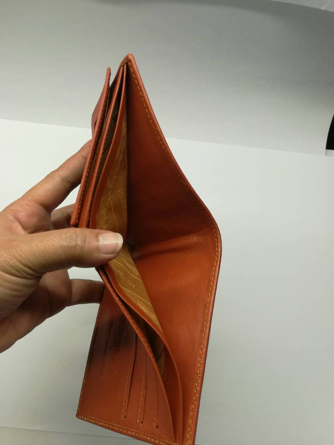 กระเป๋าหนังจระเข้แท้(กระดูกหัว) สีแทน