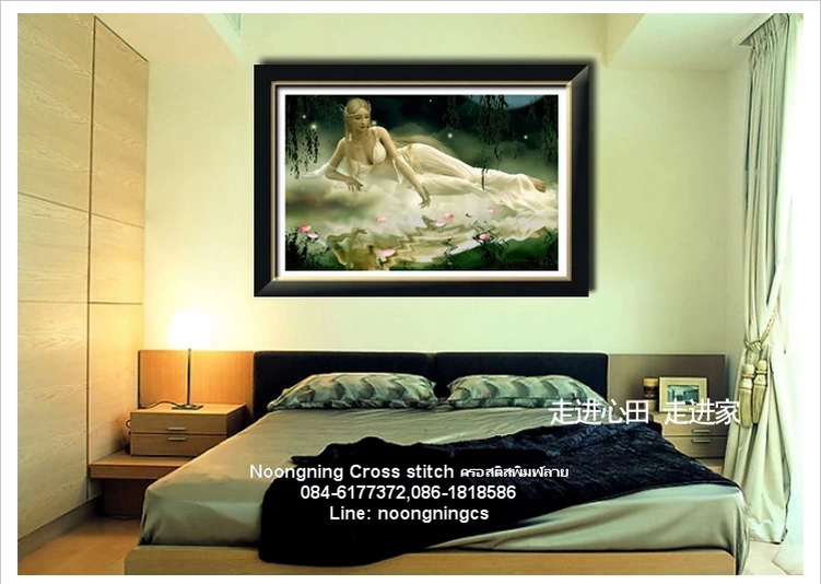 วิถีชีวิตชนบท ชุดปักครอสติช พิมพ์ลาย ครอสติสจีน งานฝีมือ DIY