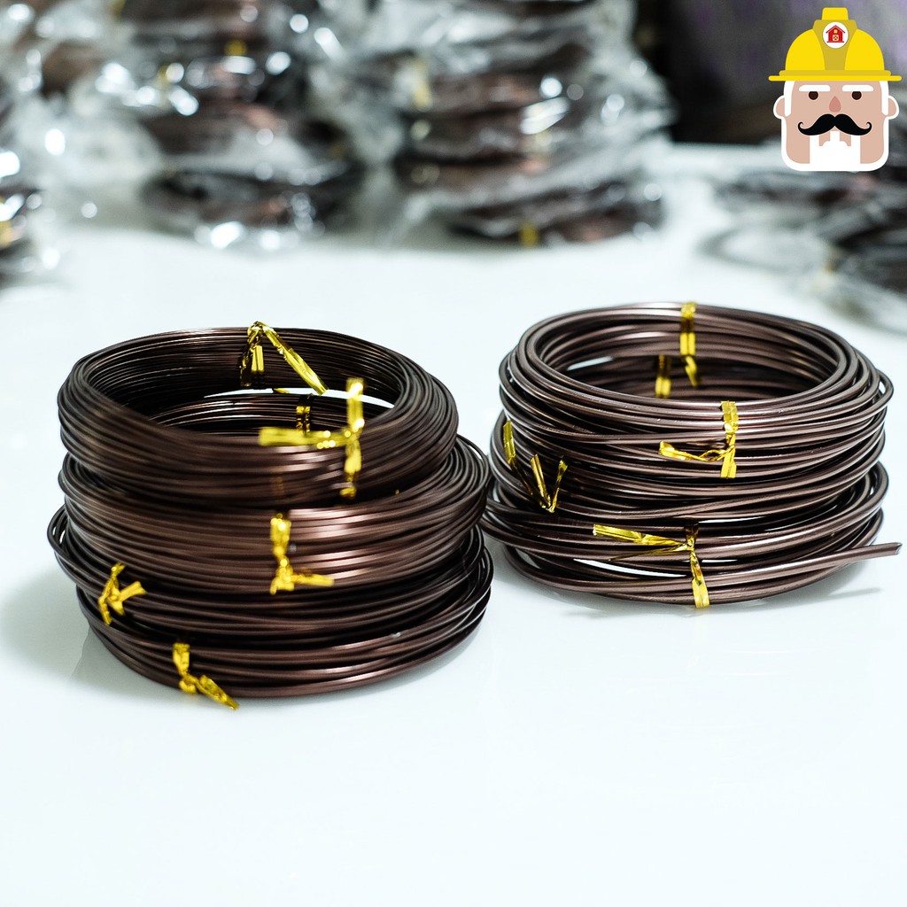 *พร้อมส่ง* ลวดดัดบอนไซ ขนาด100กรัม สีน้ำตาล อุปกรณ์บอนไซ อุปกรณ์ตกแต่งสวน ต้นไม้ฟอกอากาศ ต้นไม้มงคล ลวดบอนไซสีดำ