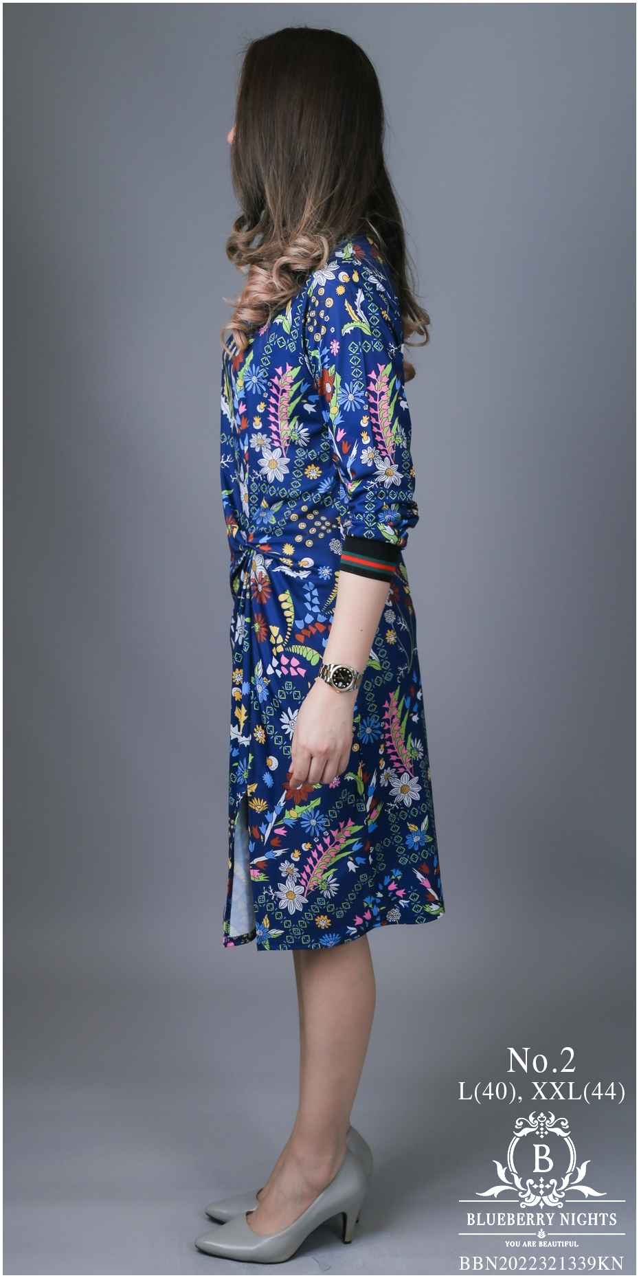 SaLe++14100 เดรสทีเชิ้ตผ้ายืดโพลีเอสเตอร์ผสมเนื้อนุ่มเกรดพรีเมี่ยม ตัดเย็บสวยเนี้ยบสไตล์แบรนด์เนมสุดหรู แพทเทิร์นเสื้อคอกลมแขนยาวปลายแขนยางยืด ช่วงเอวเย็บม้วนเกลียวช่วยอำพรางพุง #ซ่อนพุง ให้ดู #ผอมมีเอว ค่ะ พิมพ์ลายสีคมชัดสวยเป๊ะ ใส่สวยได้ทุกๆโอกาส หรูหรา