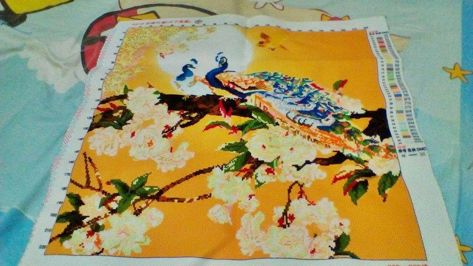 รำไทย ชุดปักครอสติส พิมพ์ลาย ครอสติสจีน งานฝีมือทำที่บ้าน DIY