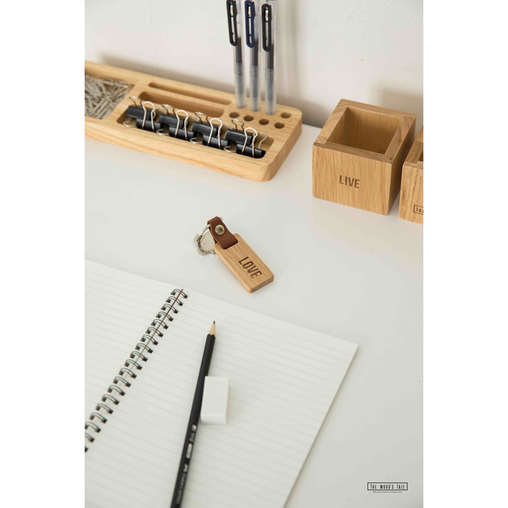 The Wood's Tale พวงกุญแจไม้ สลักลาย KEYCHAIN มีให้เลือกหลายลาย