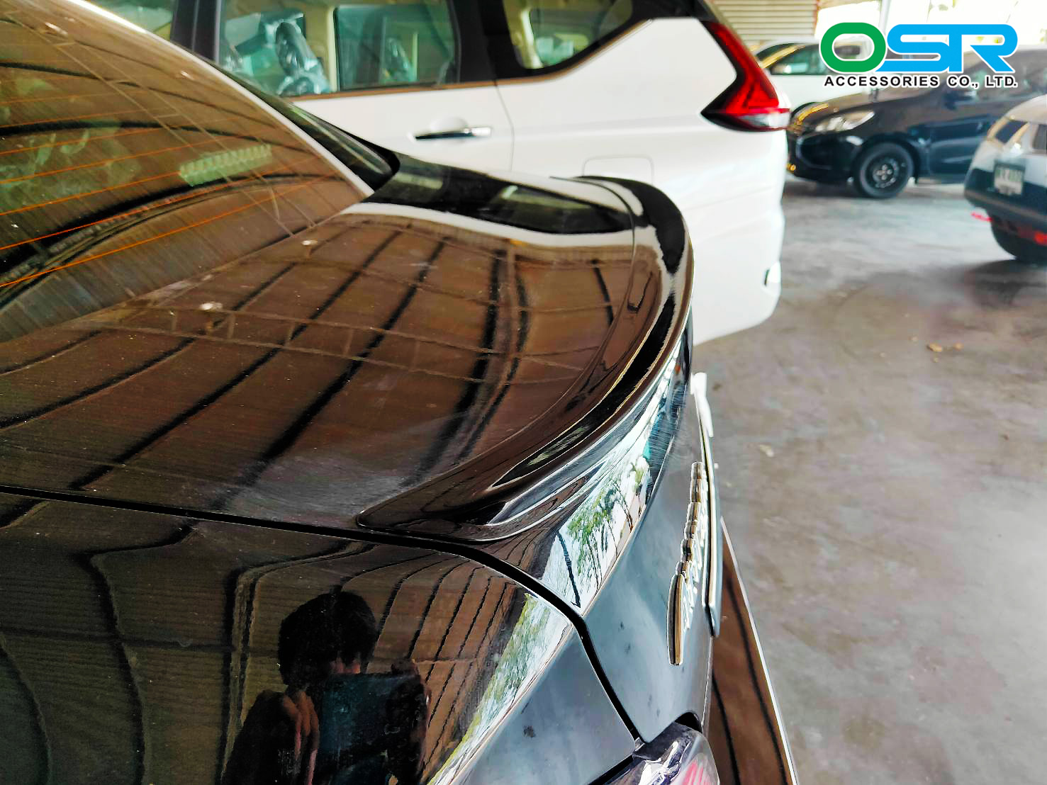 ชุดแต่งรถ สเกิร์ต-สปอยเลอร์ New Mitsubishi Attrage 2020 ทรง SR-Limited By OSR