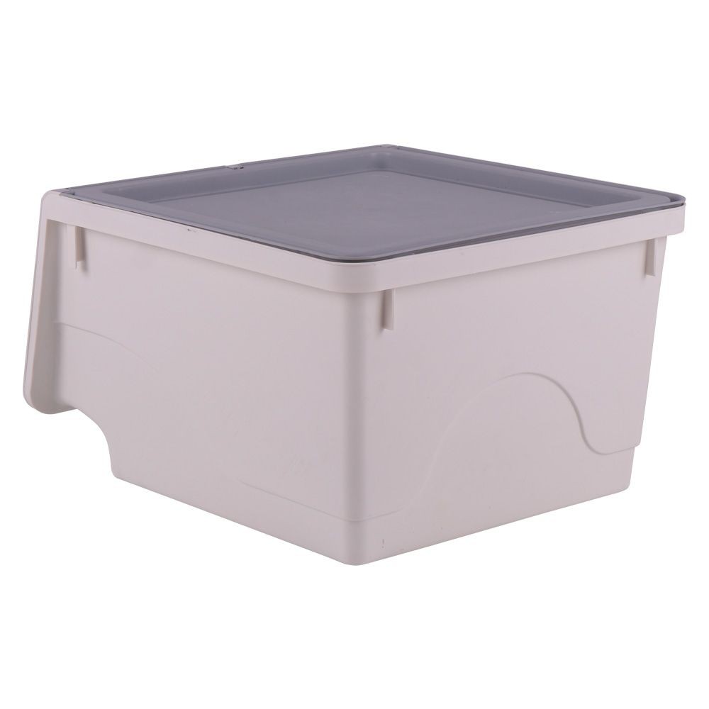 กล่องเก็บของฝาหน้า PB-661 AB SUIMAX สีเทา