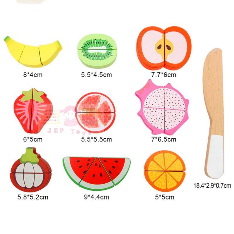 ของเล่นไมเ้สริมพัฒนาการ กระดานจับคู่อาหารเเละหั่นอาหาร(เเม่เหล็ก) ได้ 2 เเผ่น