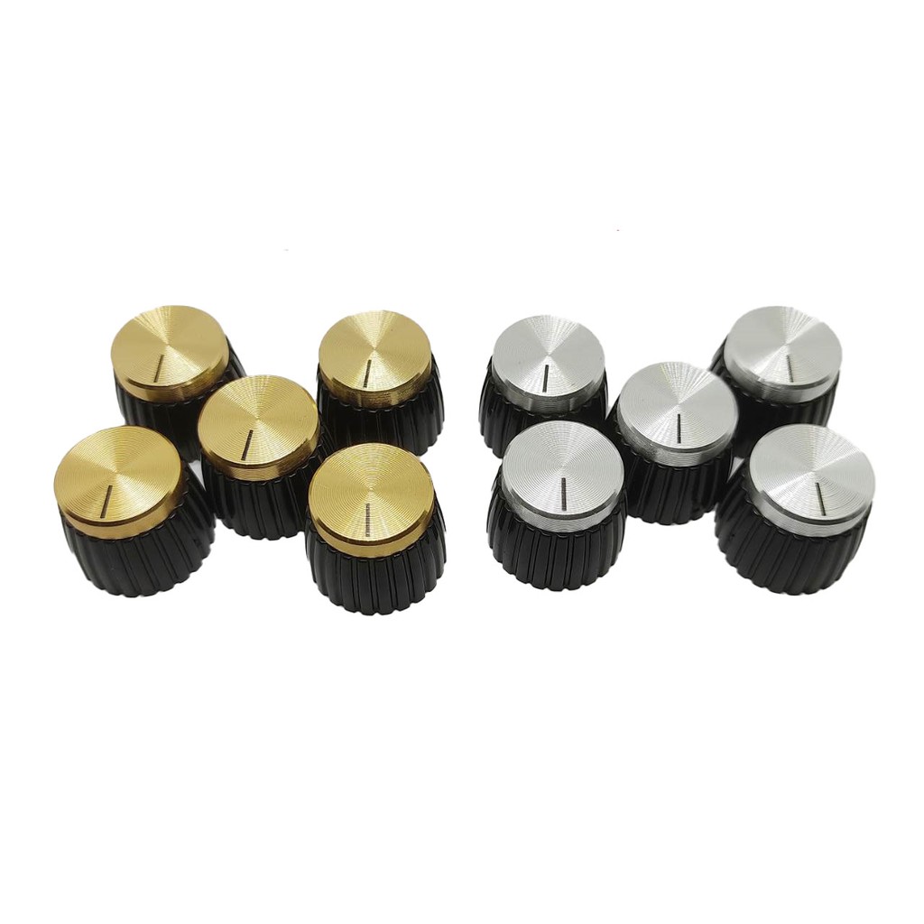 Control Knob Volume Audio ฝาครอบวอลลุ่ม ฝาครอบลูกบิด (1 ชุด จำนวน 5 ตัว)