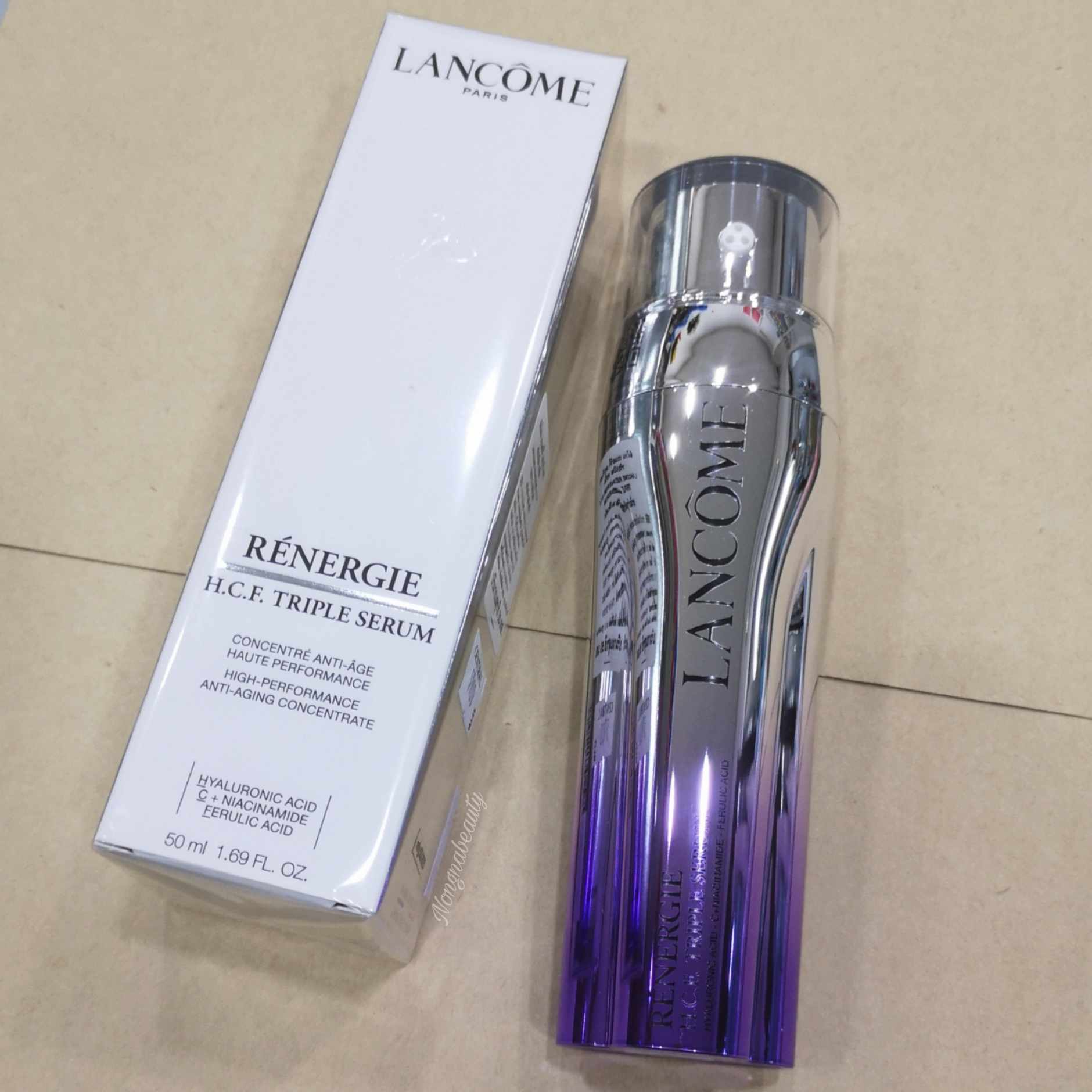 LANCÔME Renergie H.C.F. Triple Serum 50ml. เซรั่มชะลอความร่วงโรย