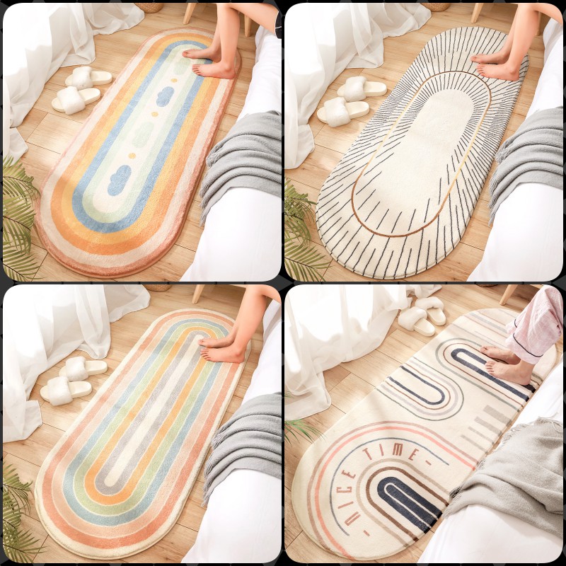 [Carpet] พรมห้องครัว พรมขนนุ่ม พรมห้องน้ำ-ห้องนั่งเล่น ขนหนานุ่มมือและเท้า ลายน่ารัก