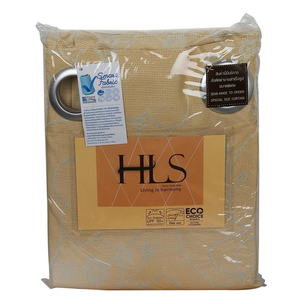 ผ้าม่าน EYELET CHILD FREEDOM STYLE VANELLI UV 140X220 ซม. สีครีม ผ้าม่านประตู CURTAIN ผ้าม่านและมู่ลี่