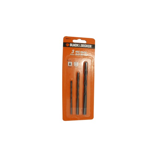 เครื่องมือช่าง สว่าน ดอกสว่าน ดอกเจาะเหล็ก BLACK&DECKER 5 EA. BLACK&DECKER 5 EA. METAL DRILL BIT