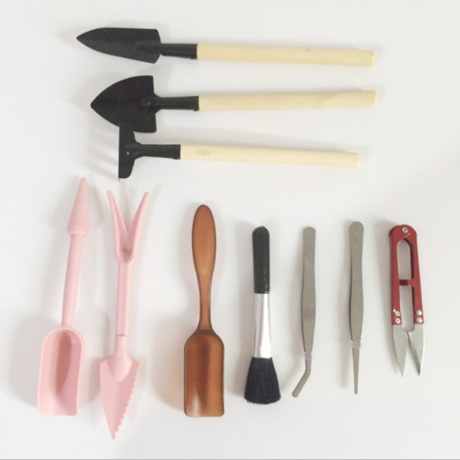 ชุดอุปกรณ์การปลูก ทำสวนขนาดเล็ก 10ชิ้นสำหรับต้นไม้ขนาดเล็ก แคคตัส กระบองเพชร ไลทอป เพื่อการปลูกต้นไม้ที่ง่ายขึ้น 10jian