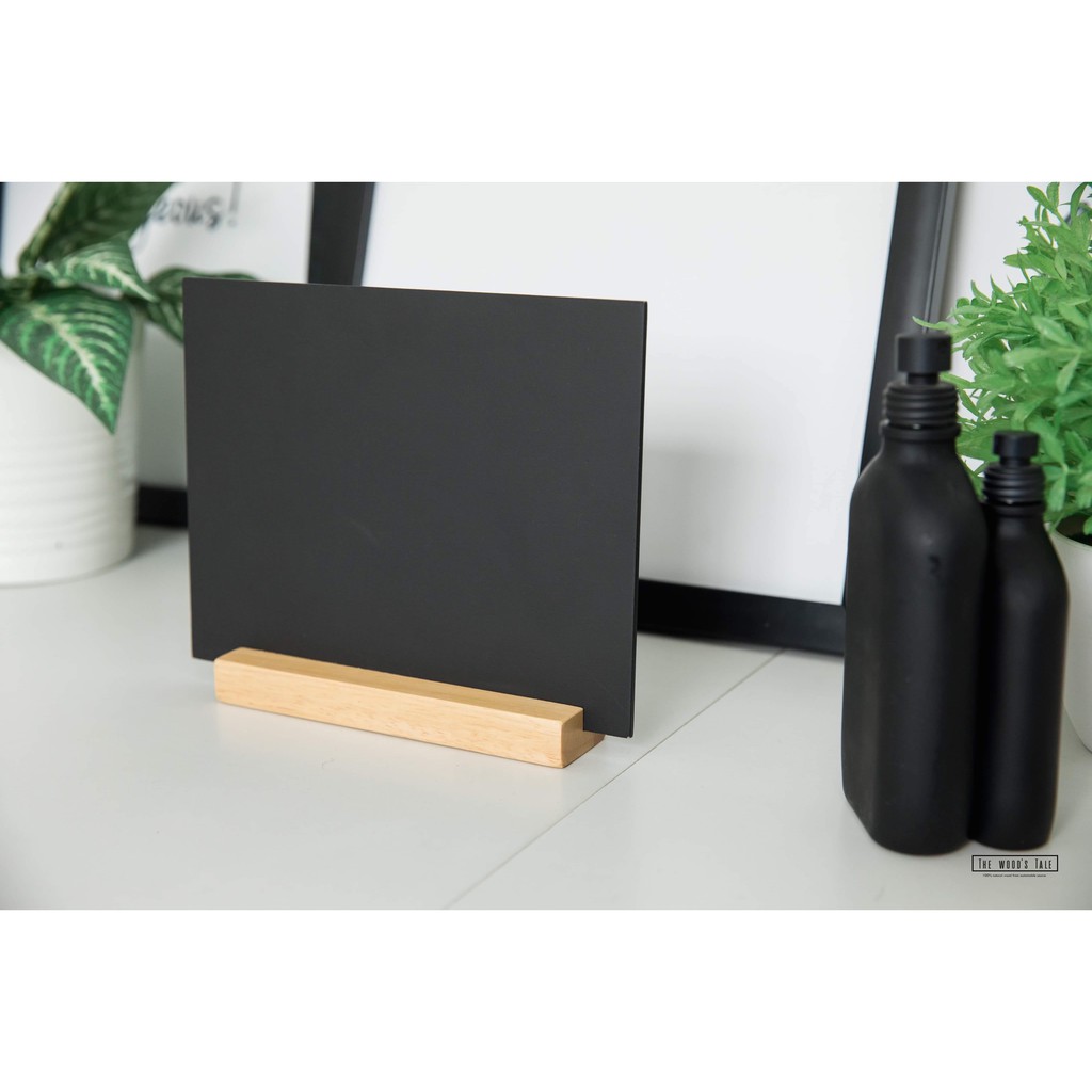 The Wood's Tale ป้ายกระดานดำ ขนาด A5 BLACKBOARD STAND สำหรับเขียนด้วยชอล์ก
