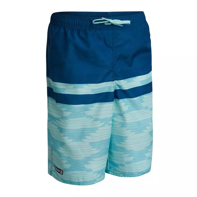 OLAIAN กางเกงชายหาดรุ่น TWEEN BS 100L SHAD (สีฟ้า)