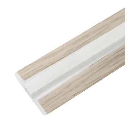 ตัวจบระหว่างห้อง PVC CROBERN 22x2400x5 มม. สีWHITE-GRAY สวยงาม ทนทาน