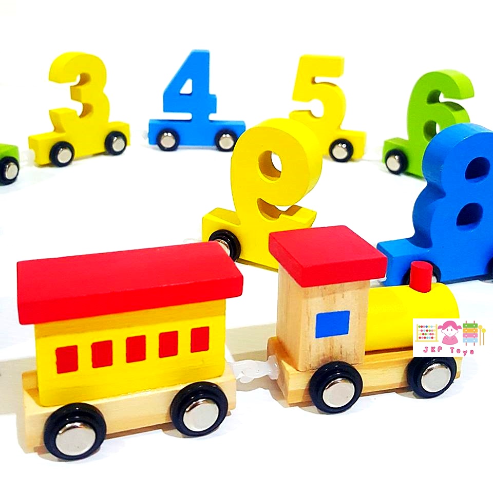 ขบวนรถไฟตัวเลข 0-9