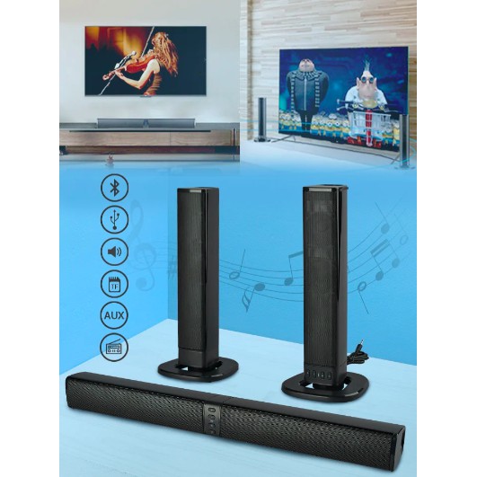!!สินค้าขายดี!! ลำโพงบลูทูธ 2 in 1 รุ่น BS-36 Detachable Bluetooth Soundbar