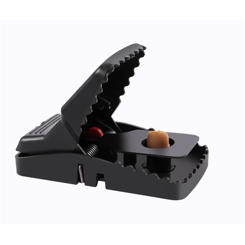 อุปกรณ์ดักหนู ที่ดักหนู กับดักหนู แบบสปริง ไม่ต้องใช้สารเคมี ไม่ต้องสัมผัสโดนตัวหนู สีดำ