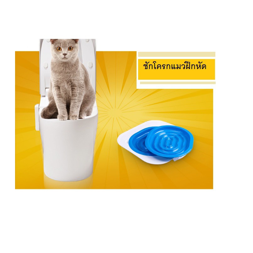 ชุดฝึกแมวเข้าห้องน้ำ