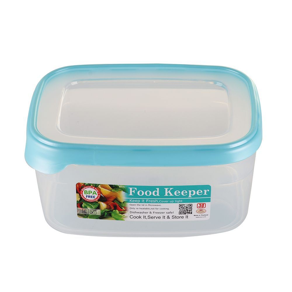 กล่องอาหารเหลี่ยม FOOD KEEPER N1434 1.8 ลิตร FOOD CONTAINER PP SQUARE 1.8L FOOD KEEPER
