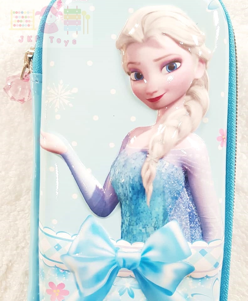 กล่องดินสอลาย Frozen เเบบซิป ลายเอลซ่า
