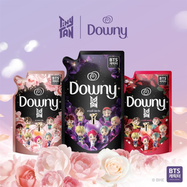 Downy TinyTan สเปเชี่ยล อิดิชั่น ดาวน์นี่ น้ำยาปรับผ้านุ่ม กลิ่นมีค-ทีค 500 มล. BTS