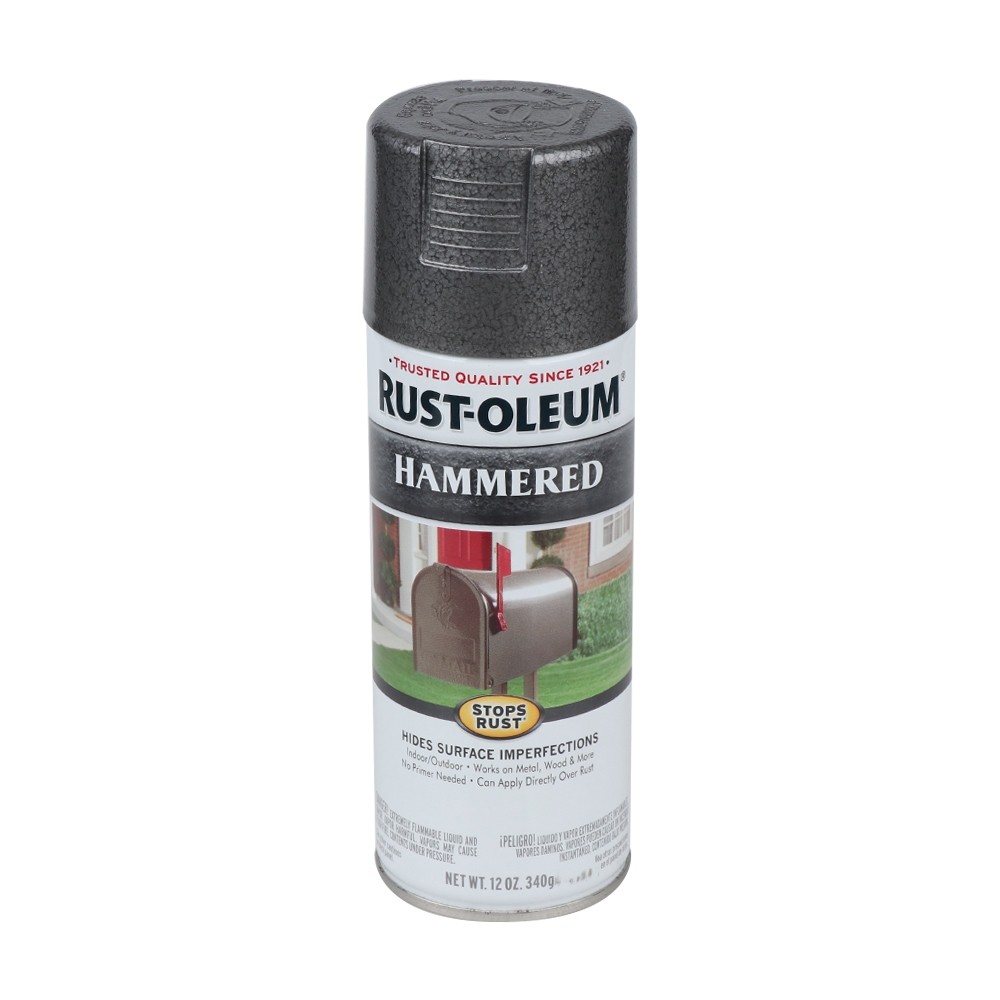 สีพ่น อุปกรณ์ก่อสร้าง สีกระป๋อง สีสเปรย์ลายฆ้อน RUST-OLEUM #7215 12 ออนซ์