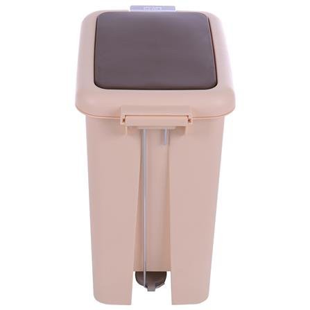 ถังขยะเหยียบเหลี่ยม ACCO G1840 15 ลิตร สีเบจ สะดวกต่อการใช้งาน