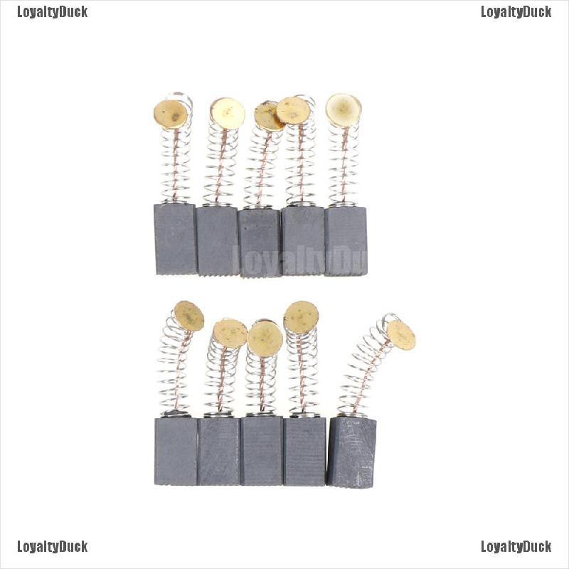 loyaltyduck อุปกรณ์มอเตอร์แปรงคาร์บอน 13x8 x 5 มม. 10 ชิ้น