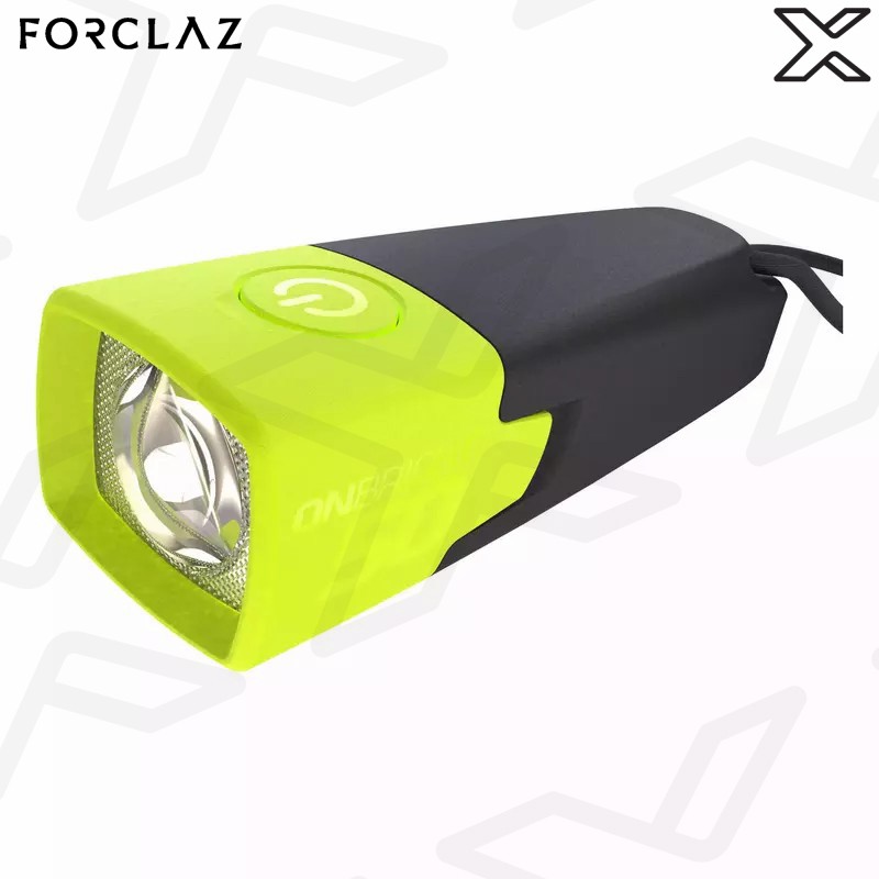 FORCLAZ ไฟฉายแบบใช้แบตเตอรี่สำหรับการพักแรมกลางแจ้งรุ่น ONBRIGHT 50 ความสว่าง 10 ลูเมน (สีเหลือง)
