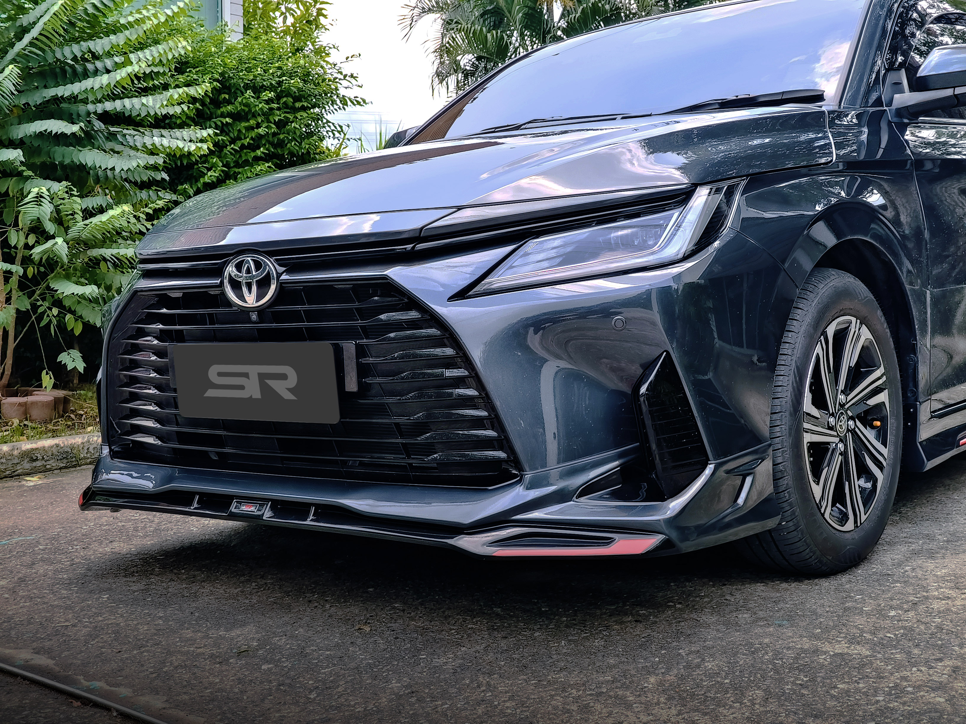 ชุดแต่งรถ-สเกิร์ต-สปอยเลอร์ Toyota New Yaris Ativ 2022 2023 2024