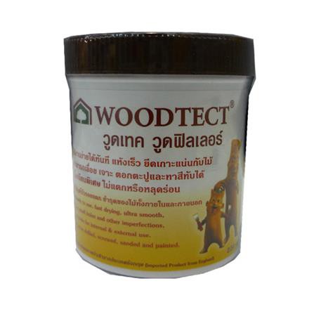 อะคริลิก อุดโป๊ว WOODTECT 230ML PI เนื้อแน่น ไม่ยุบตัว ขัดแต่งสะดวก ฝุ่นน้อย