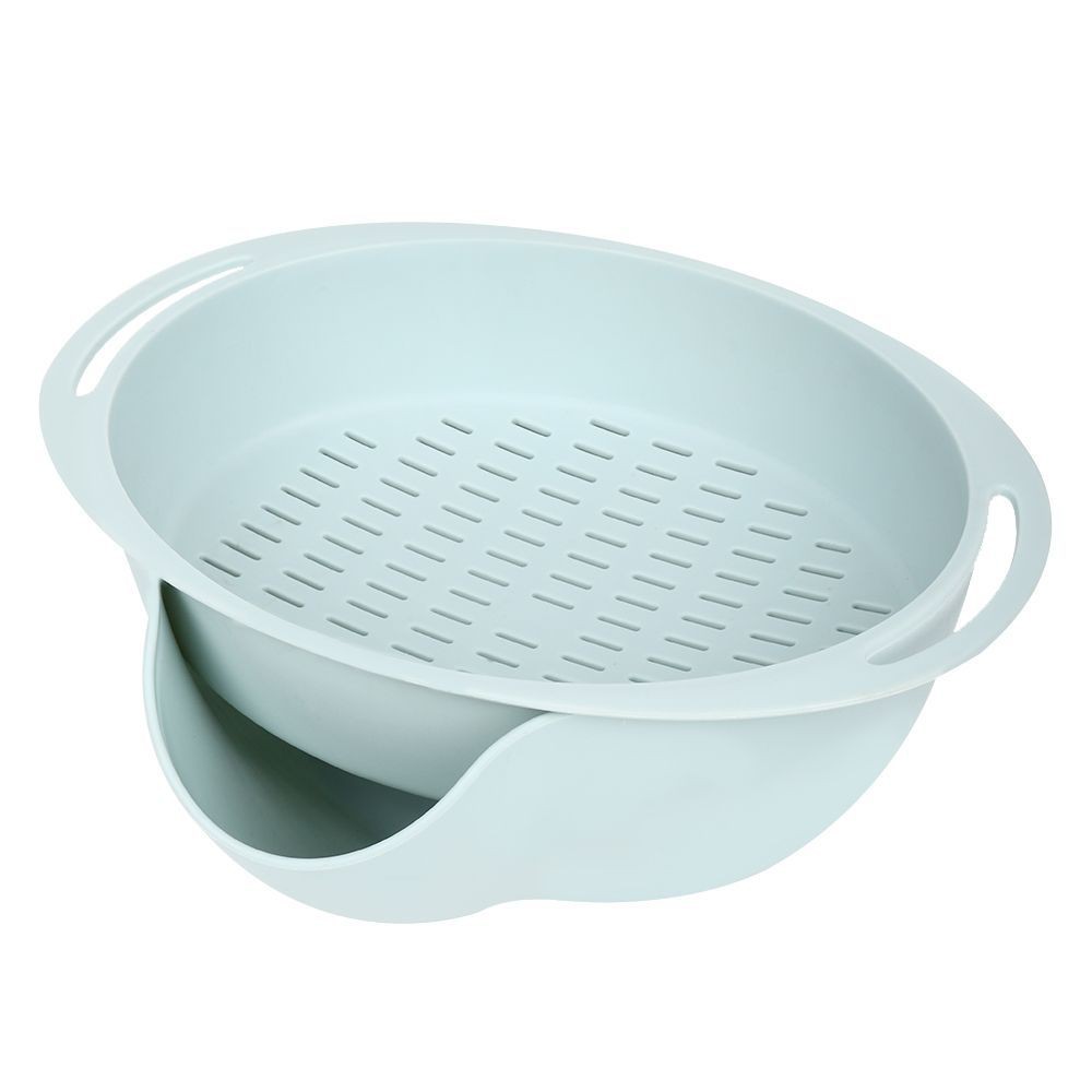 ตะกร้าล้างผัก KECH 19052102 สีฟ้า OVAL KITCHEN MESH KECH 19052102 BLUE