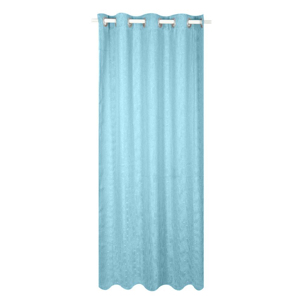 ผ้าม่าน EYELET CHILD FREEDOM STYLE DAJONG UV 135X220 ซม. สีฟ้า ผ้าม่านประตู CURTAIN ผ้าม่านและมู่ลี่