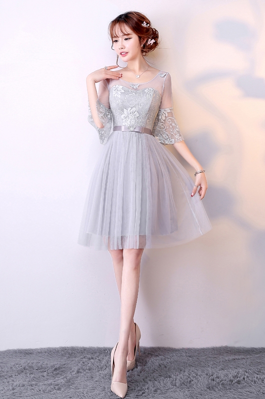 ชุดราตรีสั้นพร้อมส่งราคาถูก