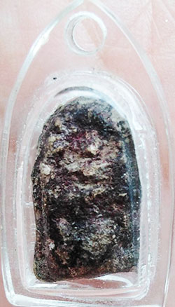 พระคงจิ๋ว เนื้อผงจุ่มรัก หลวงพ่อพริ้ง วัดบางปะกอก ฝั่งธนฯ