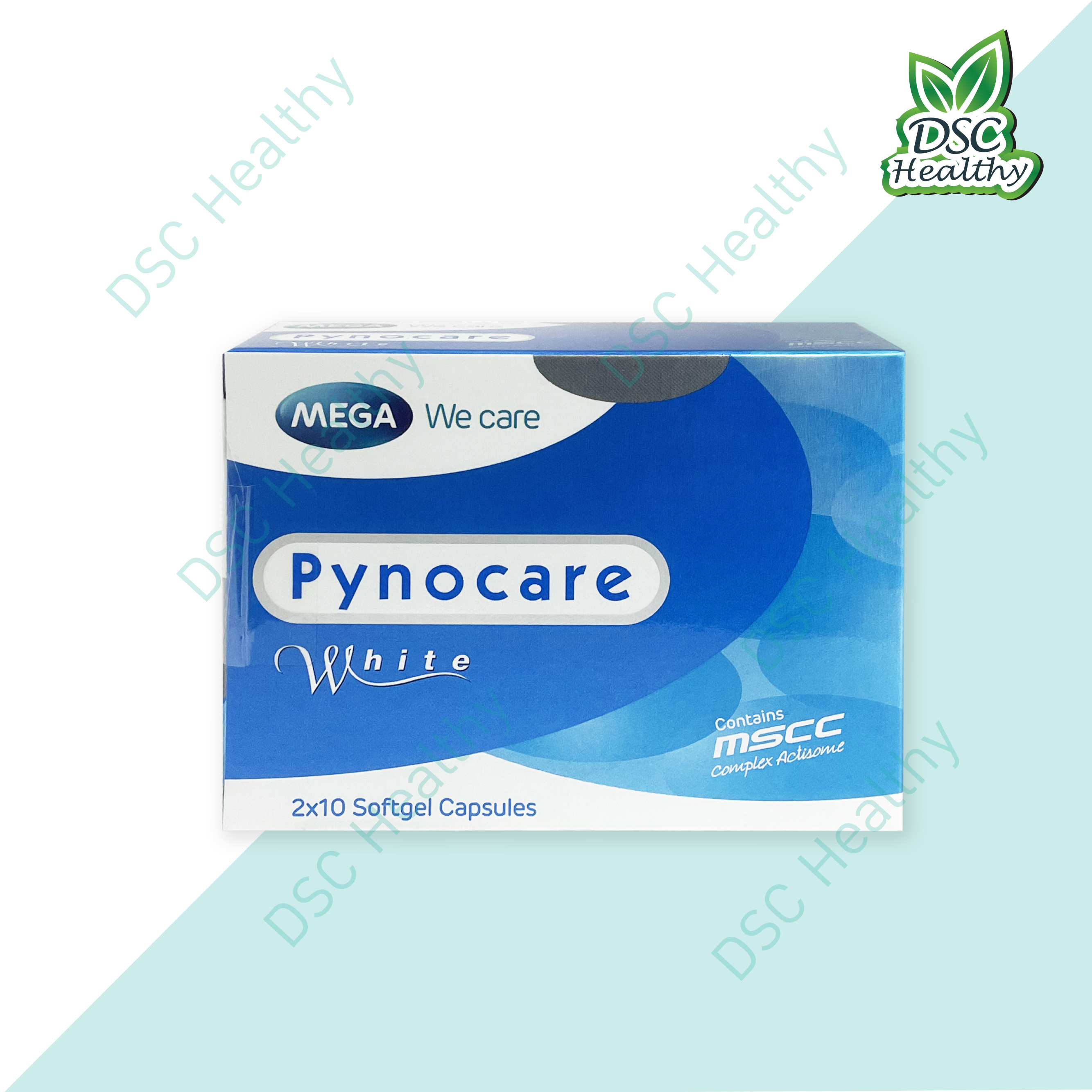 MEGA We care Pynocare White 2x10 Softgel Capsules