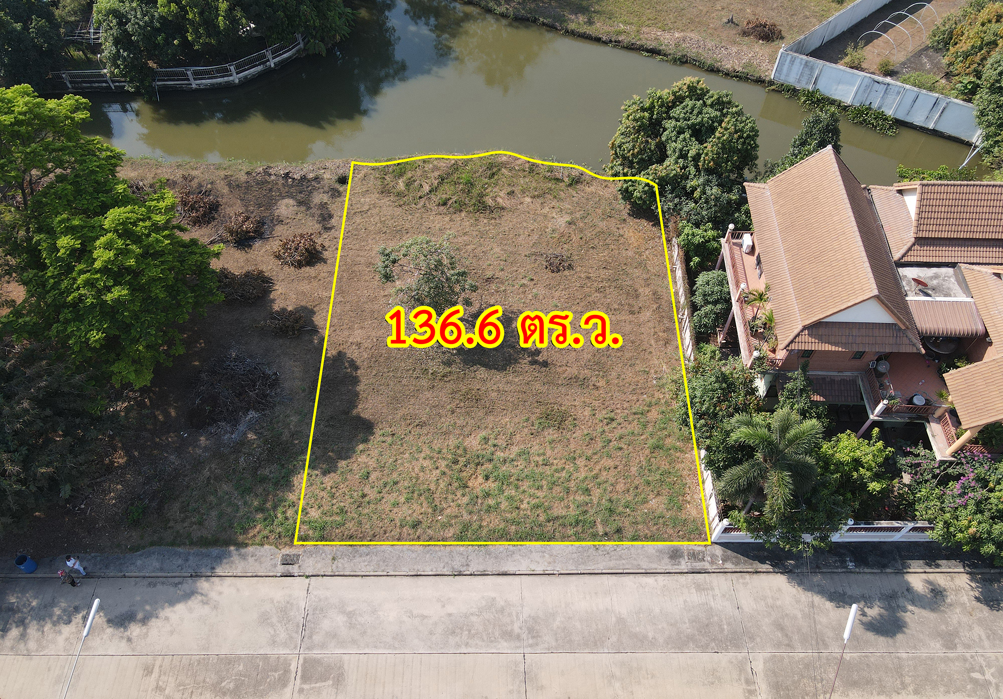 86301-ขายที่ดินริมน้ำ หมู่บ้านเดอะลากูน 3 สามโคก ปทุมธานี